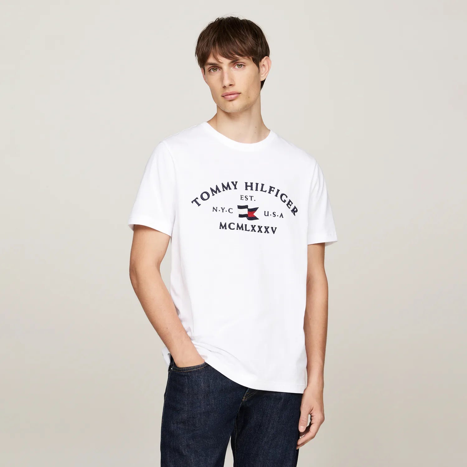 Camiseta Tommy Hilfiger Logo Náutico