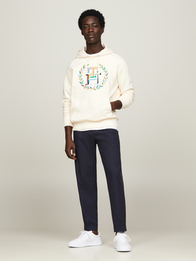 Blusa Moletom Tommy Hilfiger  Capuz E Cordão Com Bordado Do Logotipo