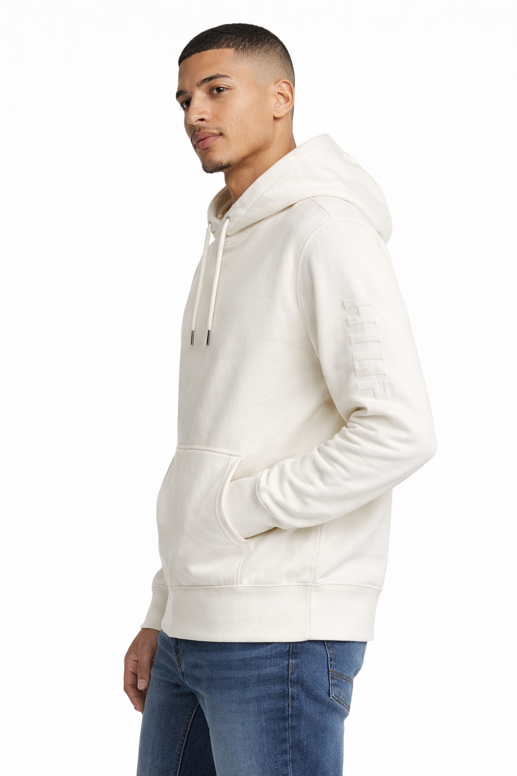 Blusa Moletom Tommy Hilfiger Branco Detalhado