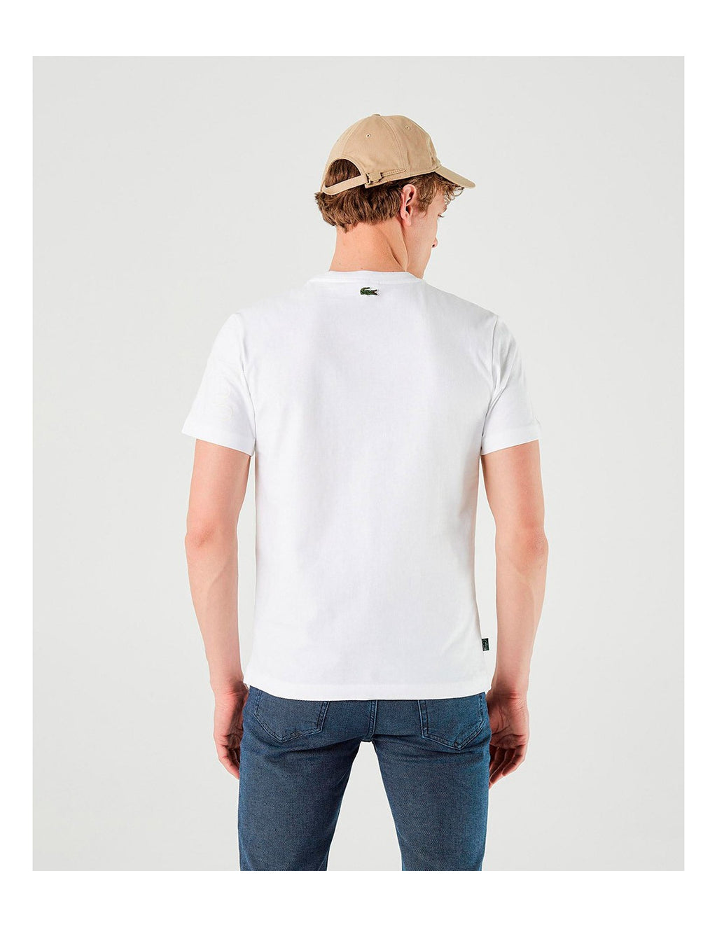 Camiseta Signature Peito Regular Fit Lacoste