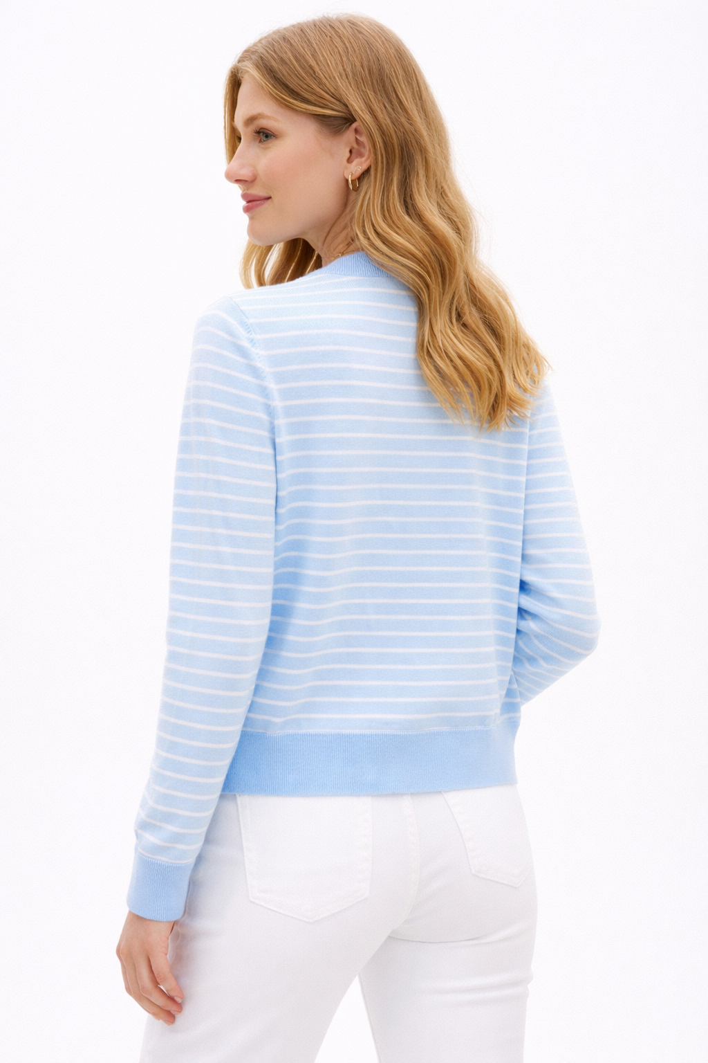 Sueter Tommy Hilfiger Feminino De Malha Com Gola Redonda