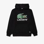 Blusa Moletom Lacoste Capuz Com Estampa De Crocodilo