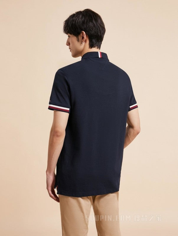 Polo Chest Name Flag Sleeve Regular Fit Tommy Hilfiger