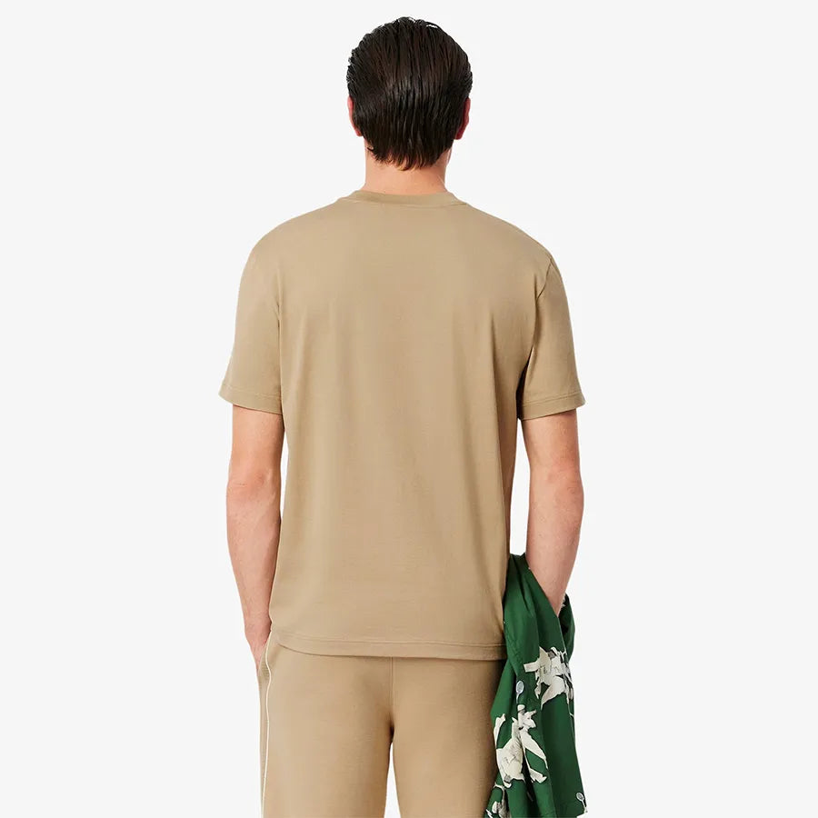Camiseta Lacoste French Made com emblema bordado