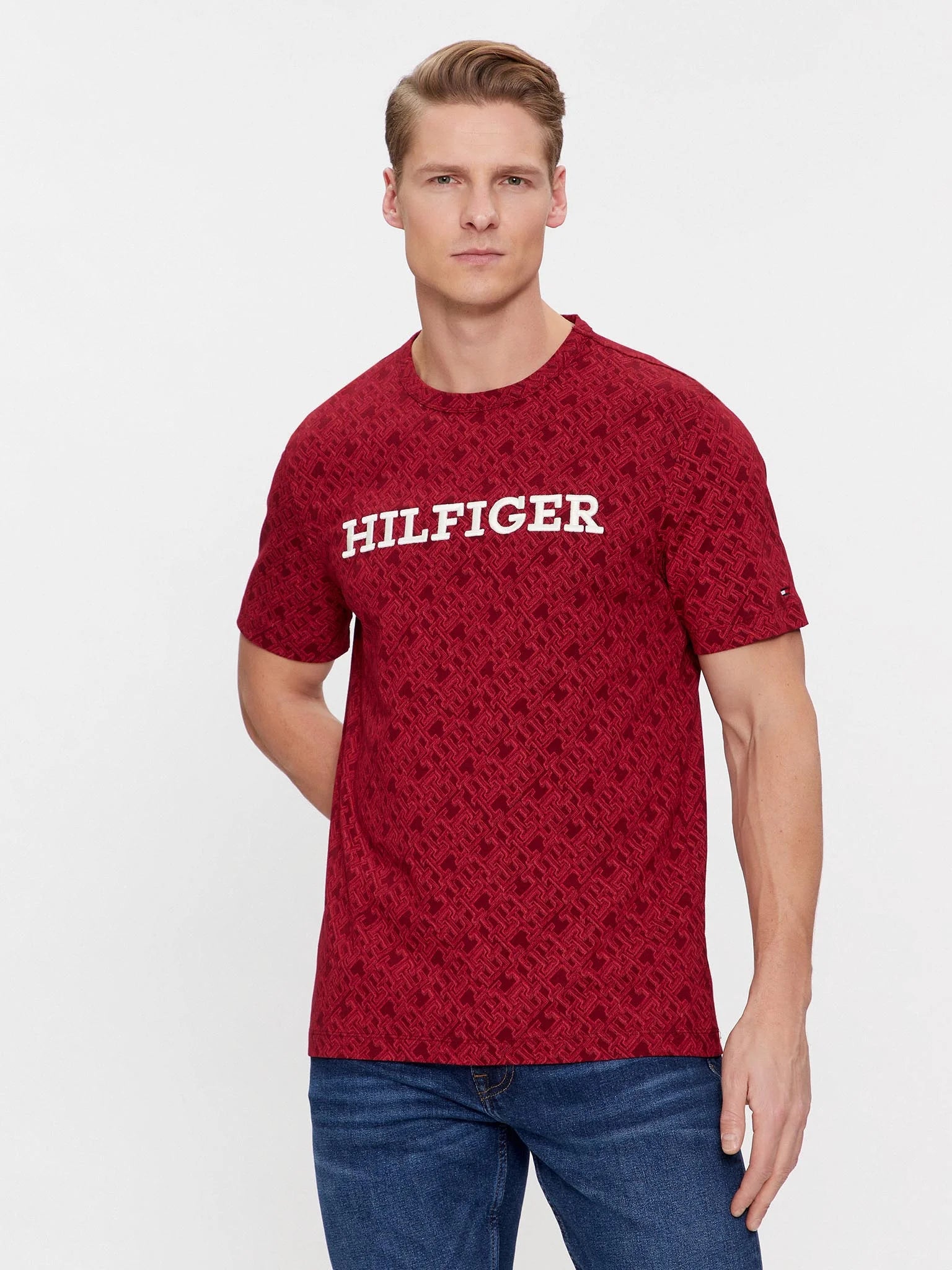 CAMISETA TOMMY MONOGRAMA AOP