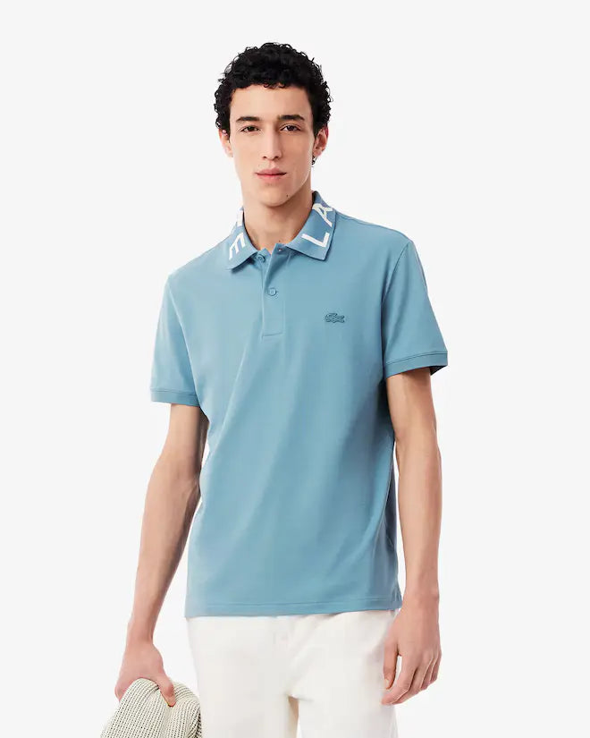 Polo Jacquard Branded Corte Ajustado