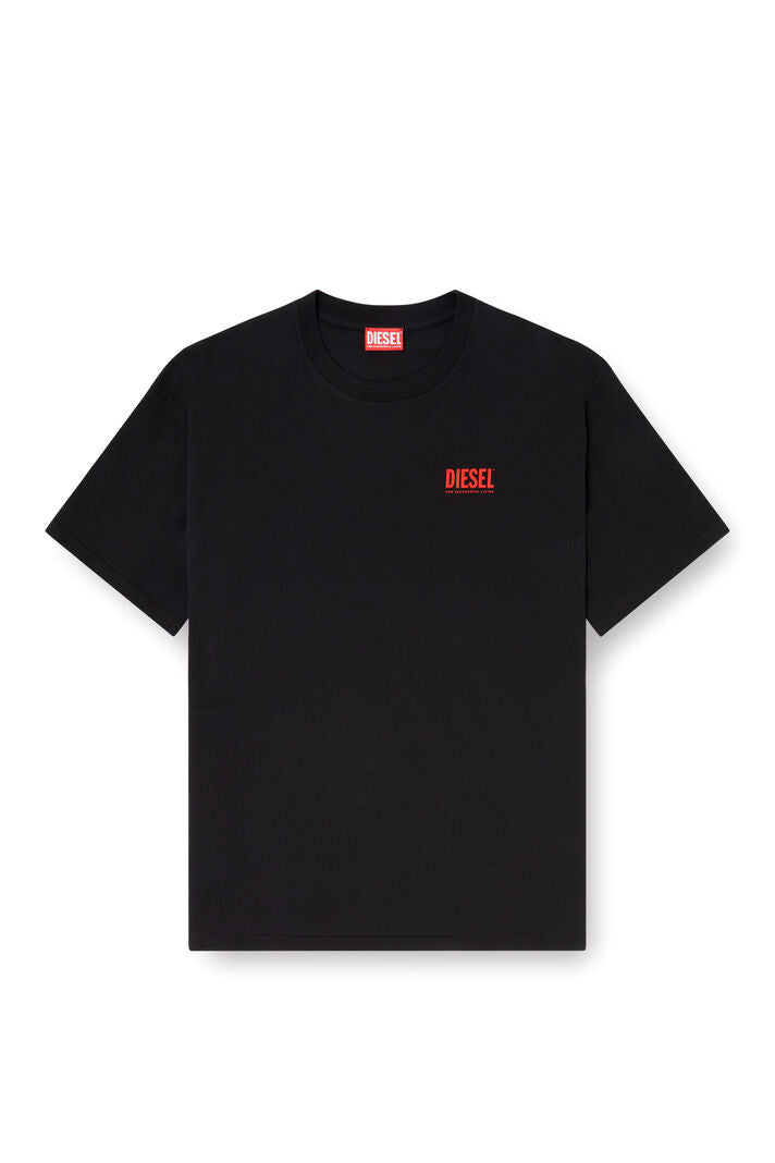 Camiseta Diesel de algodão com estampa Biscotto