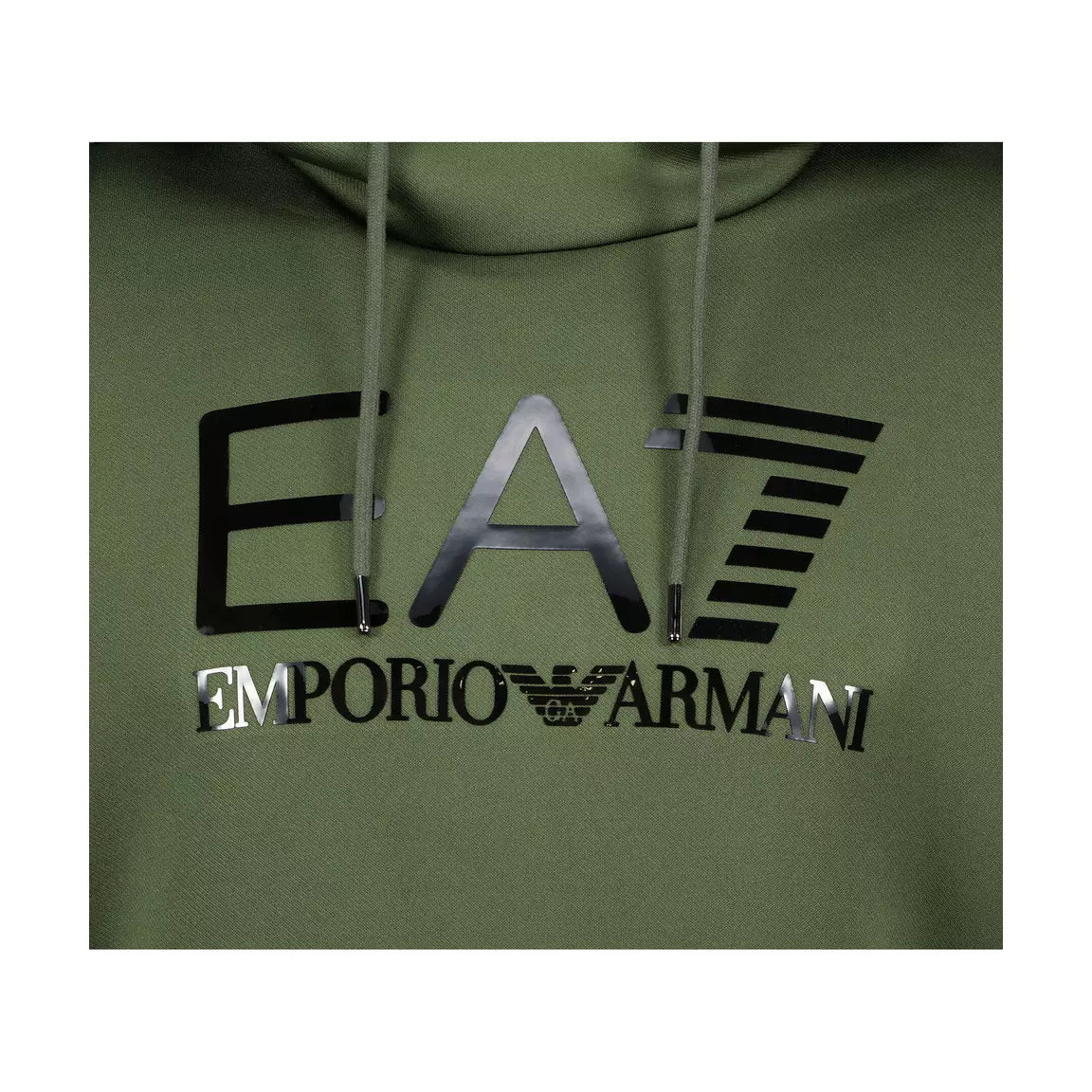 Blusa Moletom EA7 Emporio Armani Logo Emborrachado