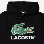 Blusa Moletom Lacoste Capuz Com Estampa De Crocodilo