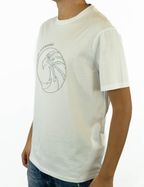 Camiseta Eagle Chest Circle Regular Fit Armani Exchange