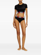 Diesel Camiseta Cropped Irma-D-Core