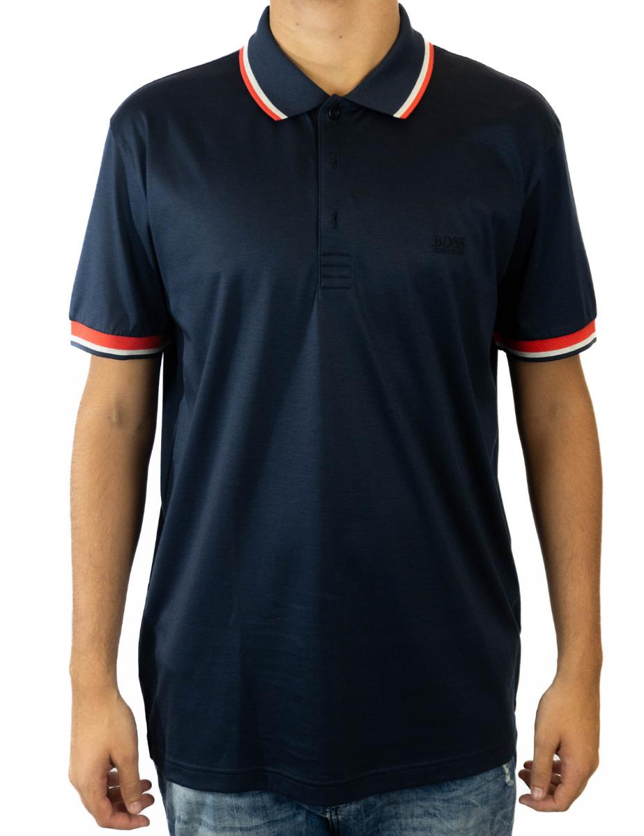 Polo Paddy Two-Tone Collar Regular Fit Boss