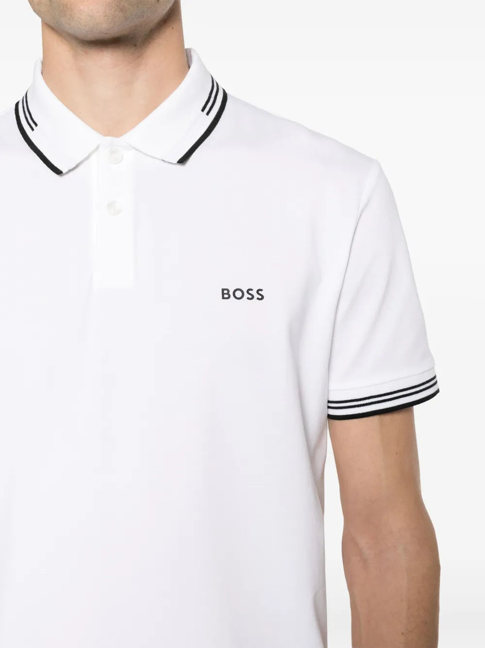Polo Hugo Boss com logotipo da Marca
