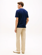 Camiseta Tommy Hilfiger Flag Jacquard Tee