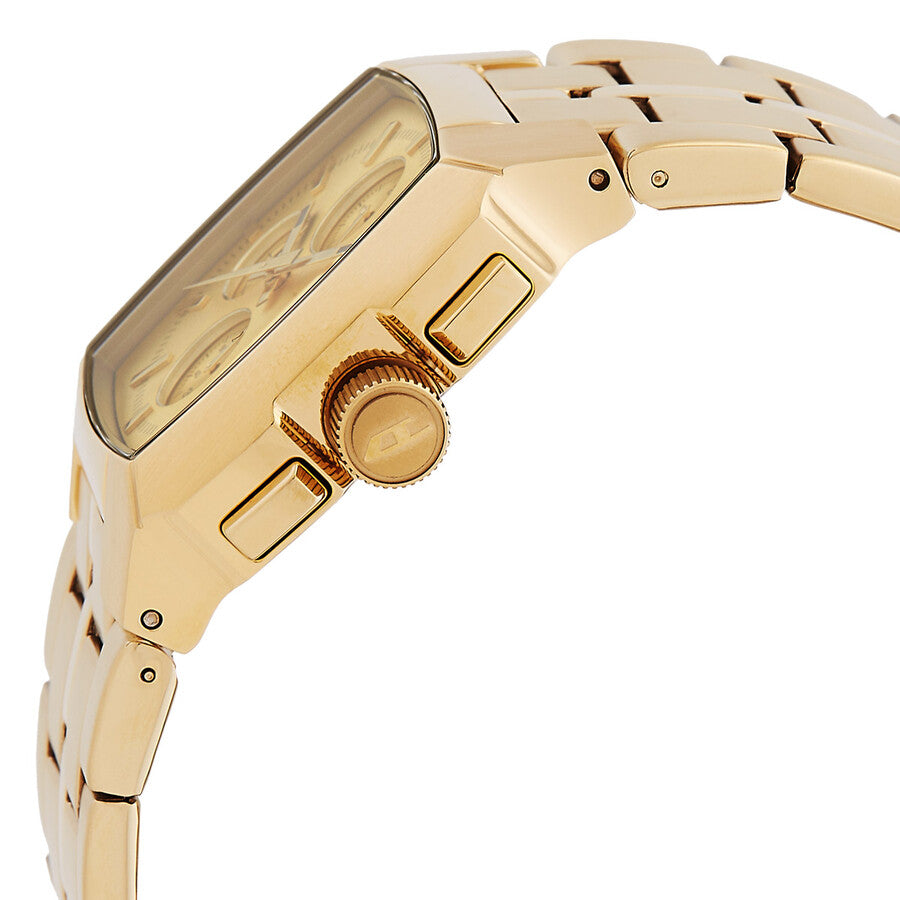 Relógio Cliff Hanger Chronograph Quartz Gold Dial Men's Diesel