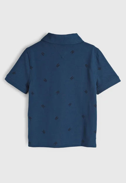 Polo Infantil Allover TH TK71J4425 Tommy Hilfiger