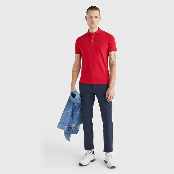 Polo Tommy Hilfiger Clássica Regular Fit