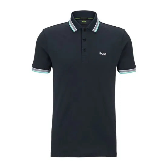 Polo Boss Paddy de manga curta e corte regular