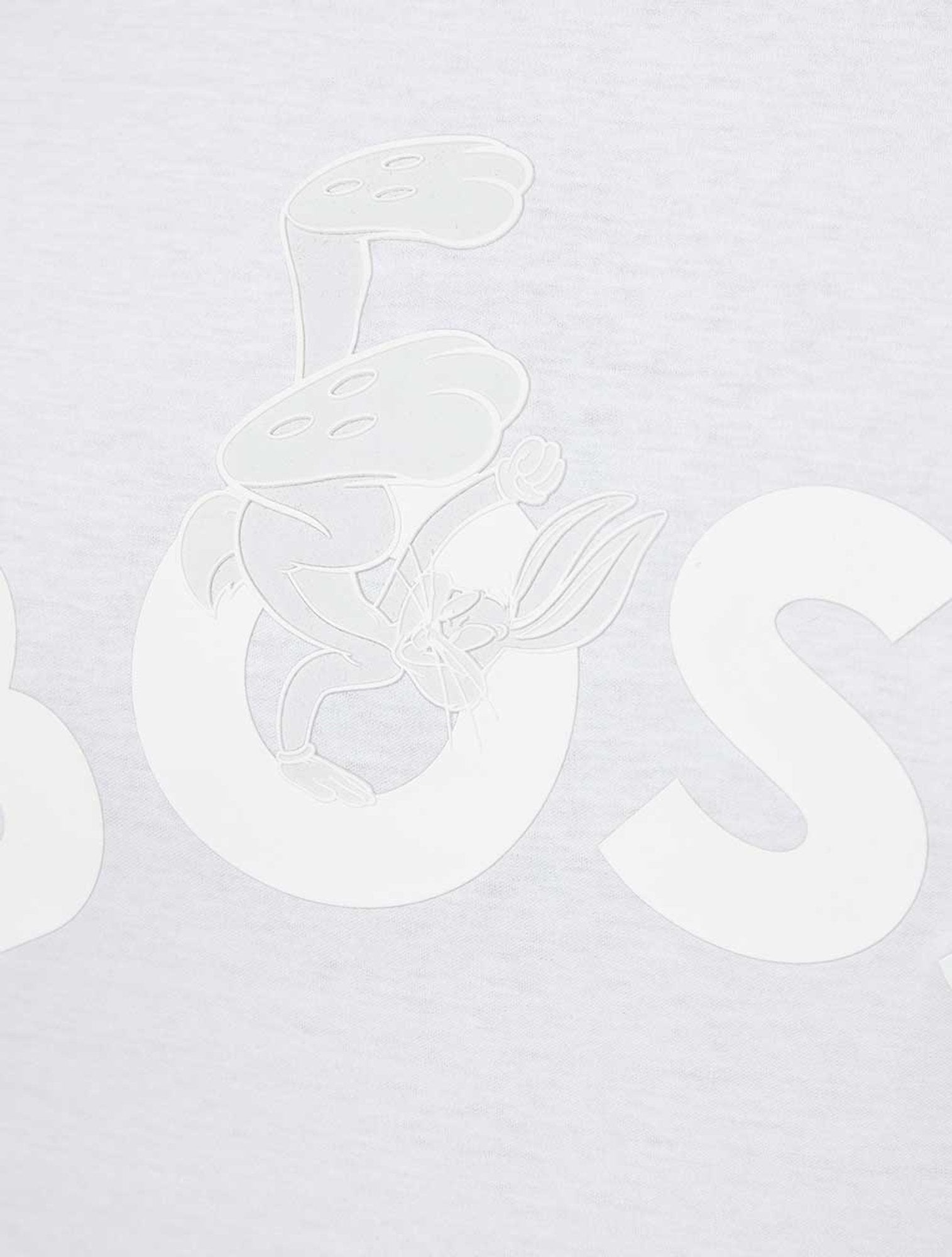 Camiseta Hugo Boss X Looney Tunes Regular Fit Lunar Branca