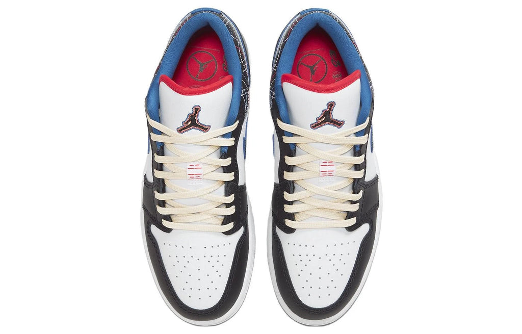 Tenis Nike Jordan 1 SE Baixo Industrial Azul Sashiko