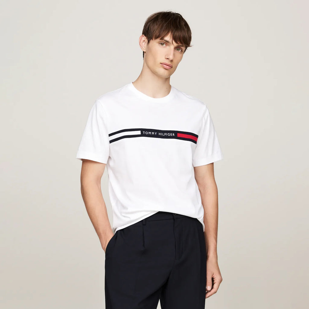 CAMISETA TOMMY HILFIGER BORDADO BRANCO