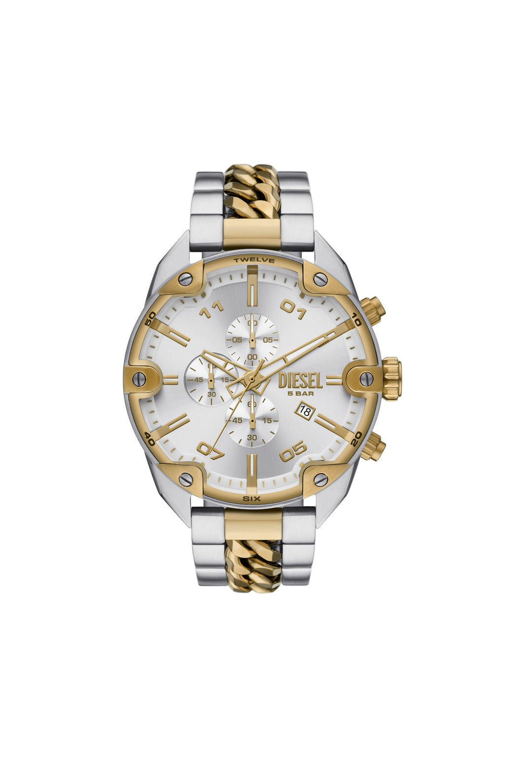 Relógio Spiked Stainless Steel Diesel