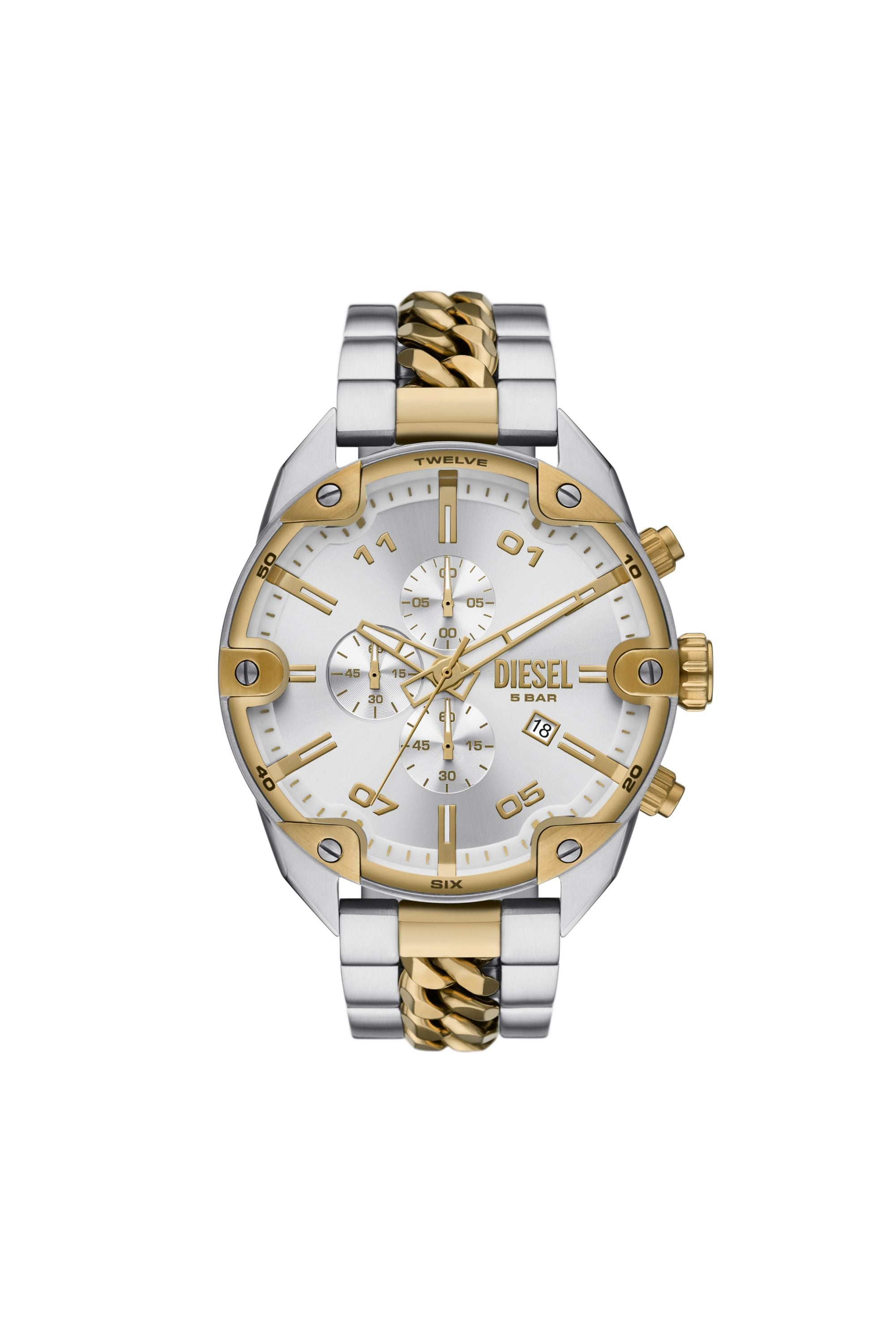 Relógio Spiked Stainless Steel Diesel