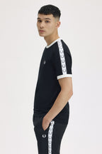 Camiseta Ringer Laurel Wreath Sleeve Band Regular fit Fred Perry