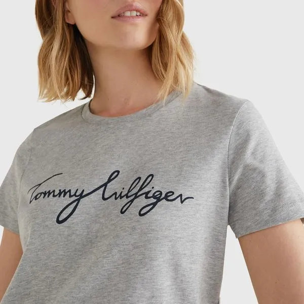 Camiseta Tommy HilfigeClássica Gráfica Gola C