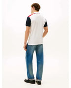 Polo Color Block Ombro Regular Fit Tommy Hilfiger