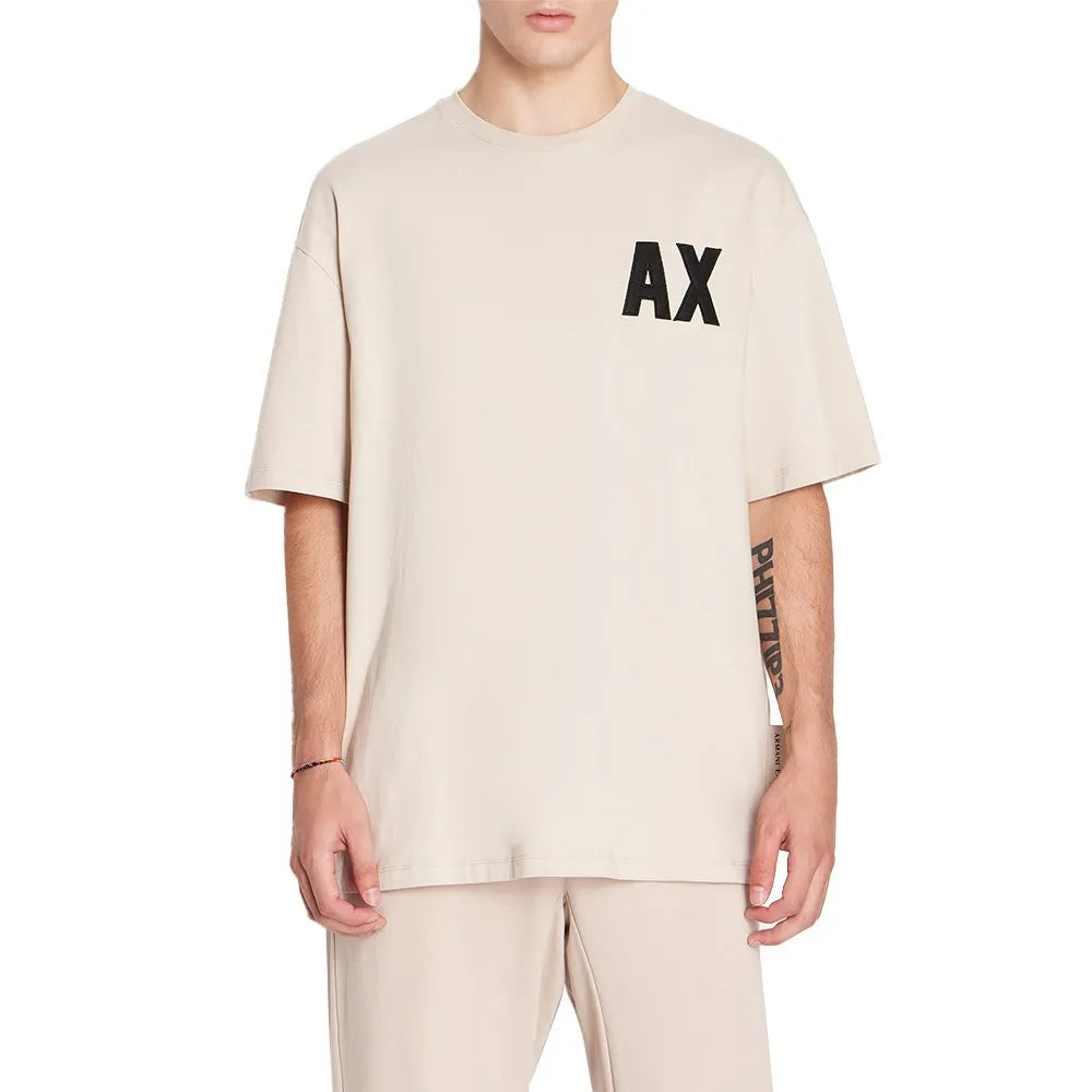 Camiseta AX Chest Loose Fit Armani Exchange