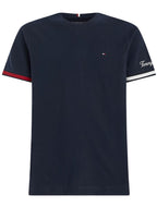 Camiseta Tommy Hilfiger Pique Bandeira
